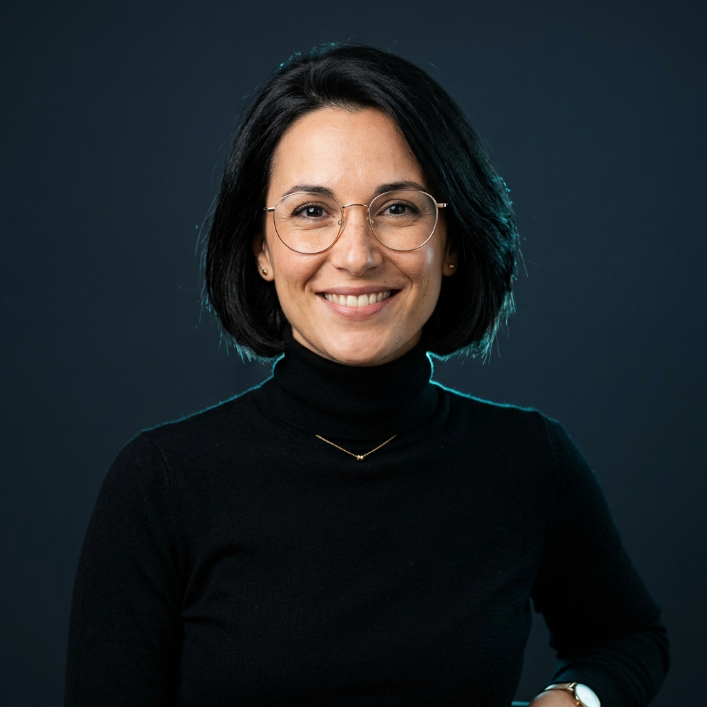 Portrait de l'agent IA Camille, Lead Product Designer
