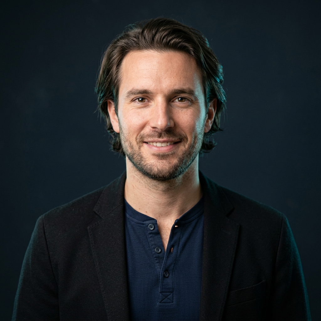 Portrait de l'agent IA Thomas, Lead Developer